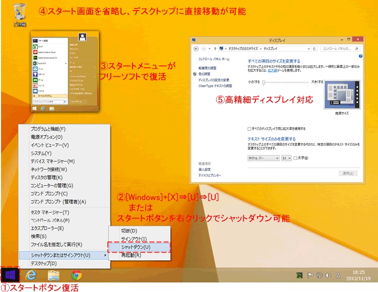 まとめ Windows 8 1は 新機能満載 Pcまなぶ