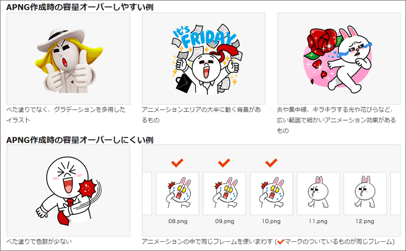 みんなもlineで動くスタンプが作れるようになった 動くスタンプの制作ガイドライン Pcまなぶ