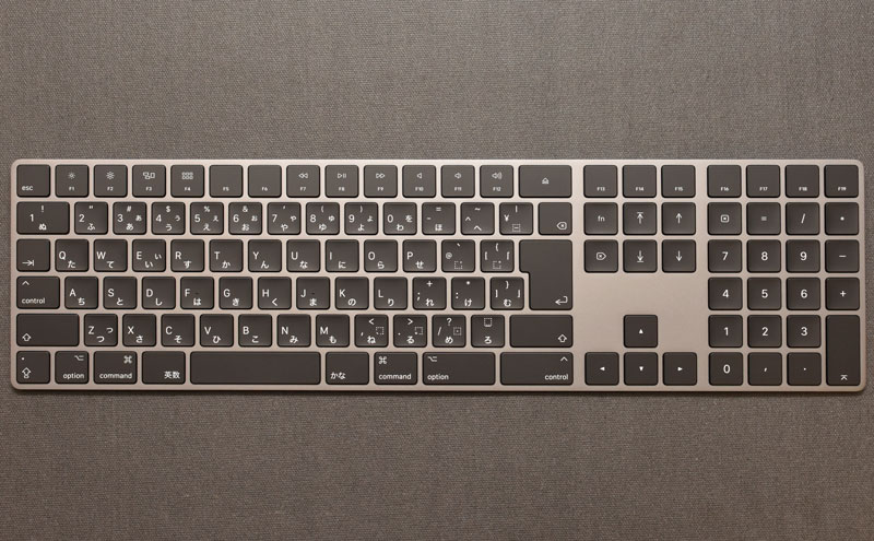 憧れのキーボードApple Magic Keyboard 日本語(JIS) スペースグレイ 