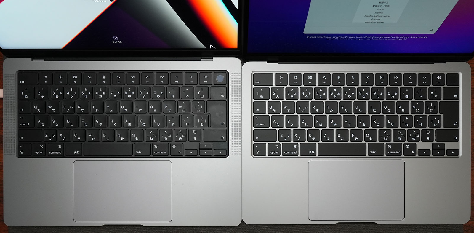 写真でみるM2 MacBook Air と M1 MacBook Pro 14インチ PCまなぶ