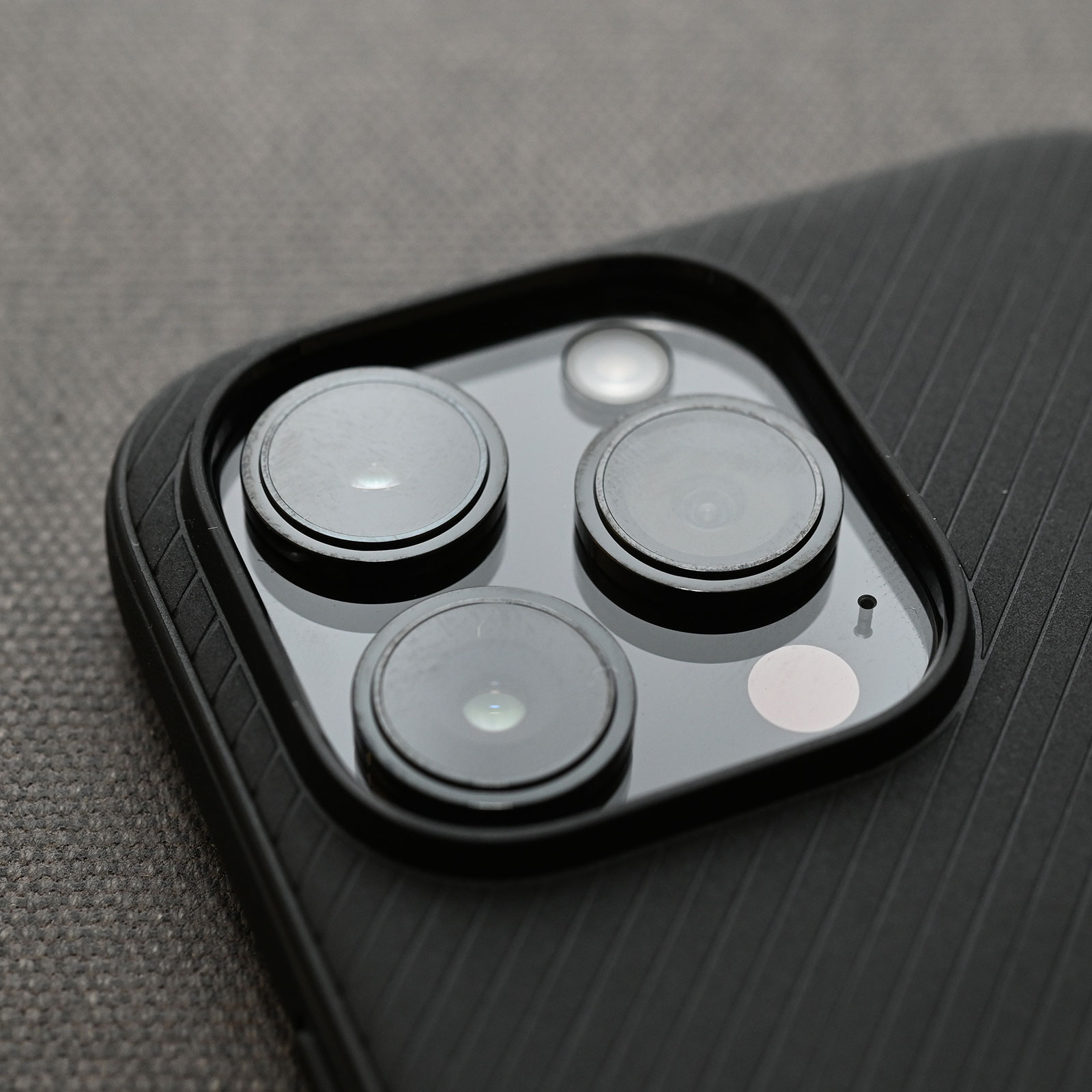 見事な レンズ保護カバー ブラック iPhone14Pro 14ProMax キラキラ
